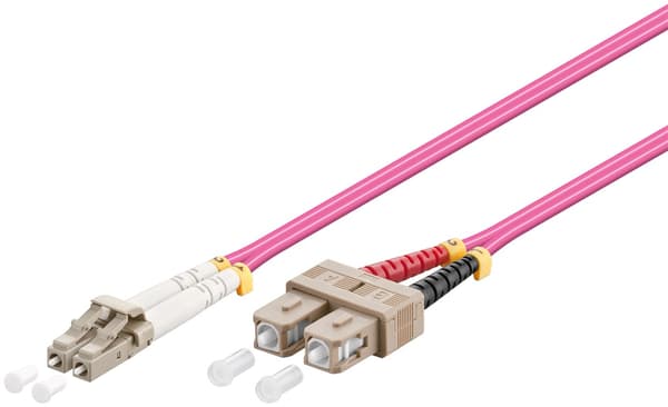 Fiberoptisk kabel, Multimode (OM4) Violett