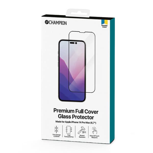 Skærmbeskytter iPhone 14 Pro Max Sort