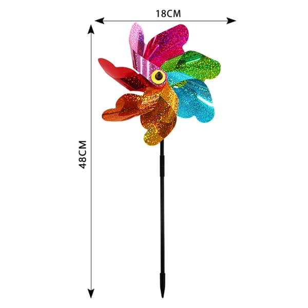 Reflekterende vindspinner / fugleskremsel - 2-pakning MultiColor