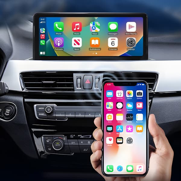 BY967B 2-i-1 Trådløs CarPlay & Android Auto Adapter