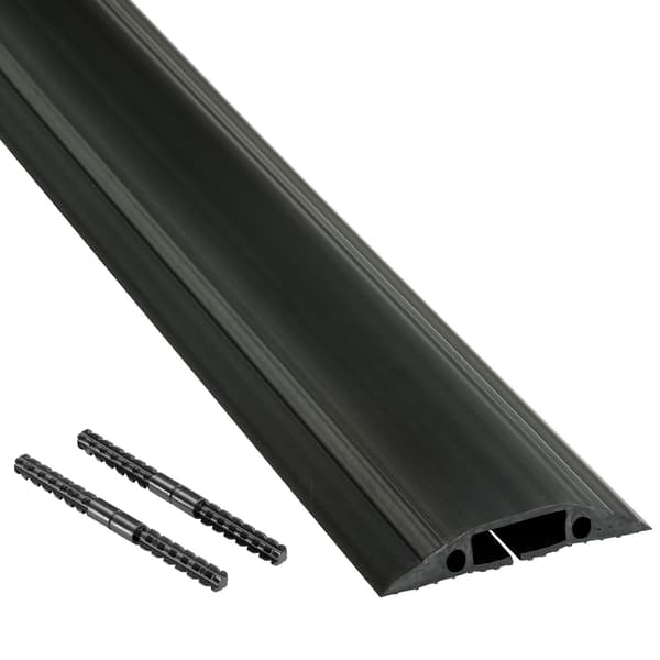 Kabelkanal Gulv PVC Pro Sort 1.8m