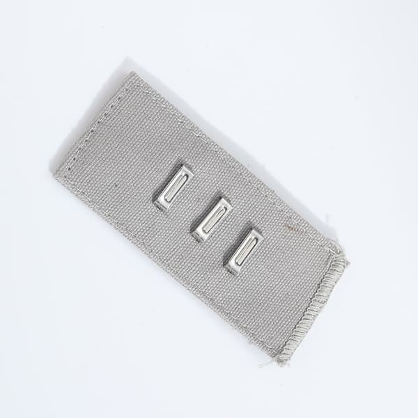 Midjeförlängare med spänne, byxkrokstyp (5 st) Grey