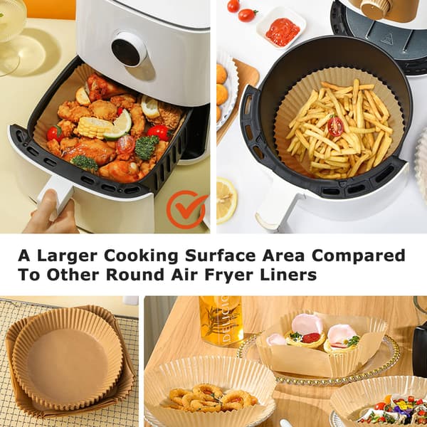 Air Fryer Engångspapper 50-pack Nature 20 cm