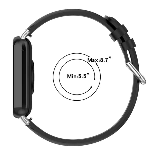 Læderurrem til Xiaomi Smart Band 9 Pro Black