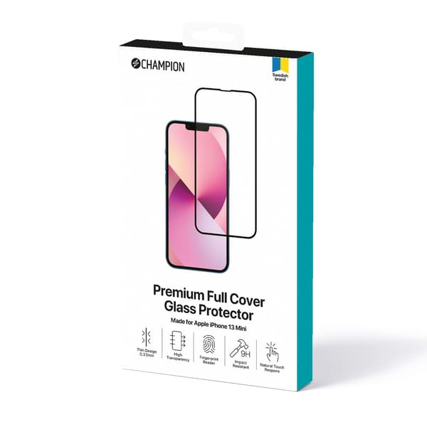 Näytönsuoja iPhone 13 minille, musta