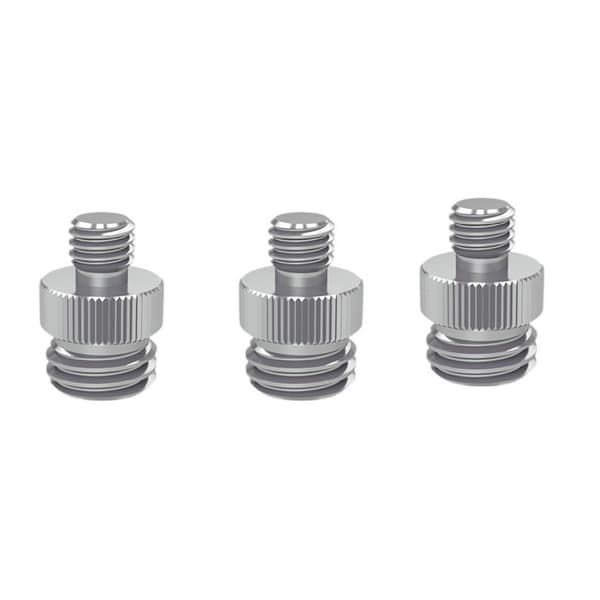Stativadapter 1/4"-20 til 5/8"-11 - 5-pak Silver 1/4-20