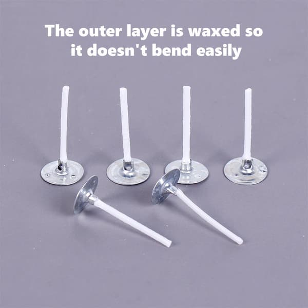 Lysveker, 100-pakning White 2.6 cm