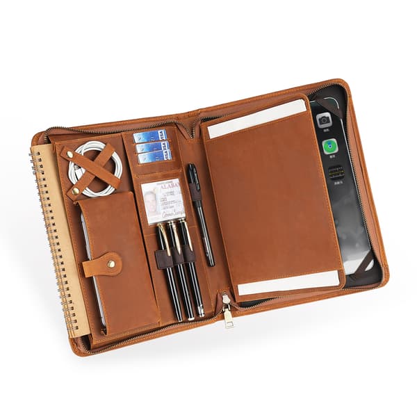 Premium læder tablet taske til iPad 9.7 tommer Brown