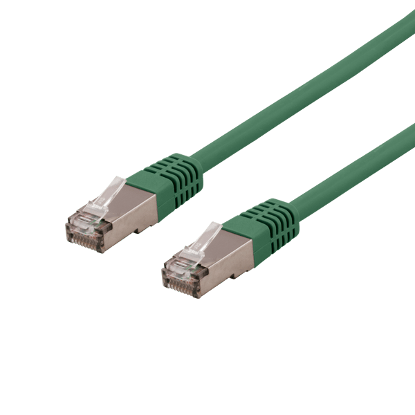 S/FTP Cat6 patch cable 3m 250MHz Deltacertified LSZH green