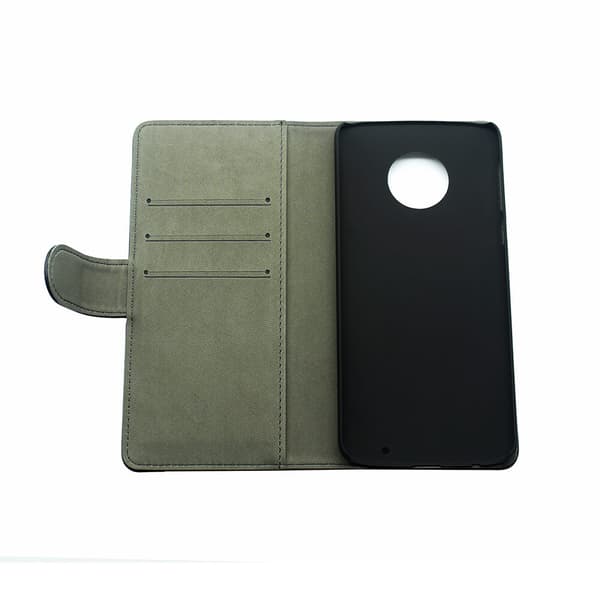 Wallet Moto G6 Plus Sort