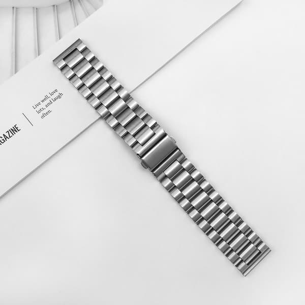 Urrem 22 mm Huawei Watch GT / Magic / TicWatch Pro rustfrit stål Silver