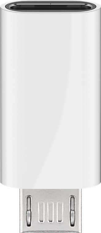 USB-adapter Micro-USB til USB-C™ USB OTG, OTG, hvid