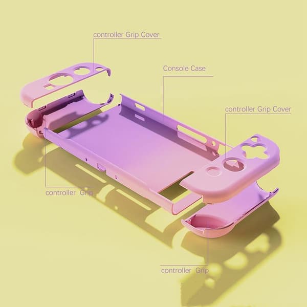 Dockningsbart fodral som är kompatibelt med Nintendo Switch PC White