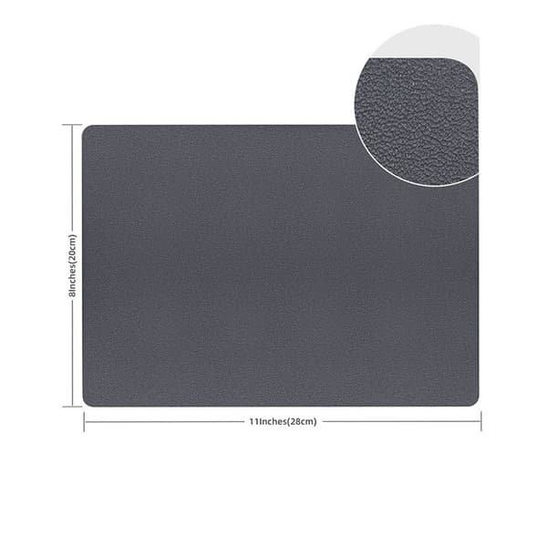Självhäftande PU-Läderlapp Grey