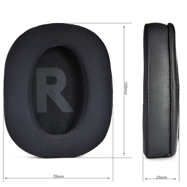 Öronkuddar för Logitech G Pro/G Pro X Black