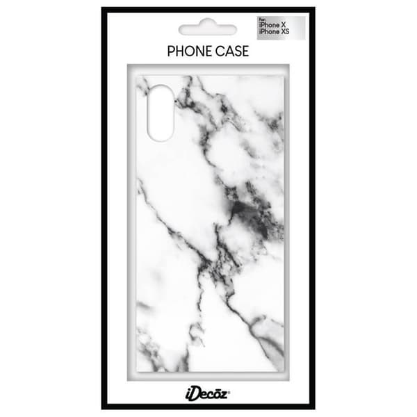 Mobilcover Hvid Marmor iPhone X/XS