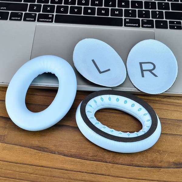 Øreputer for BOSE QC45 QC35 QuietComfort 45 / 35 LightBlue