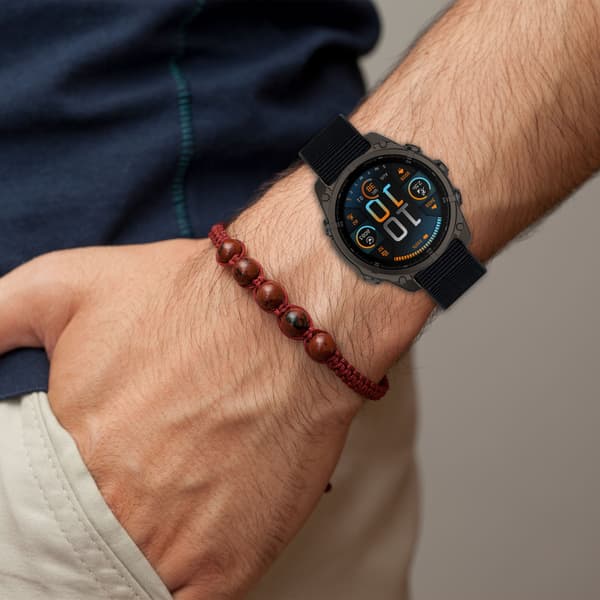 Nailonranneke Garminille, 22 mm Black