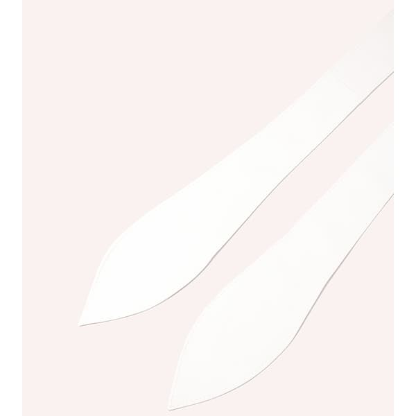Bred midjekjol med rosett White