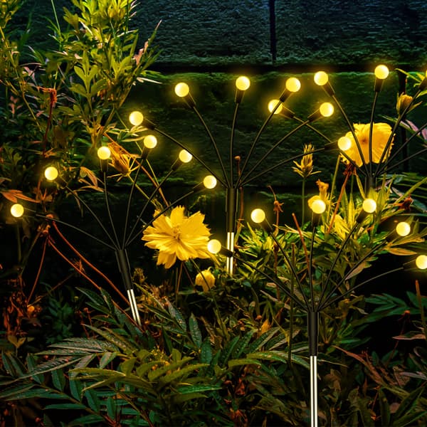 10 Soldrivna LED Eldflugelampor, 4-Pack WarmWhite
