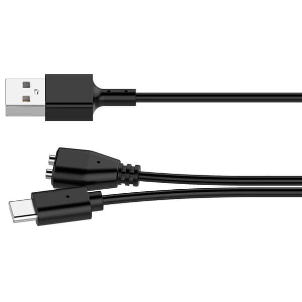 UgBow Pet Dog Training Collar Charging Cable Black