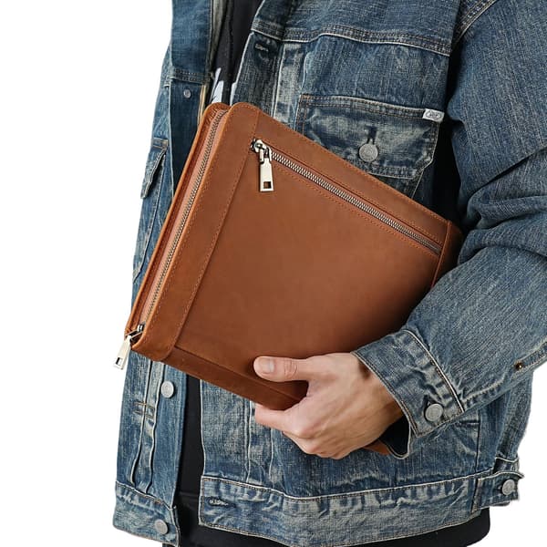 Premium læder tablet taske til iPad 9.7 tommer Brown