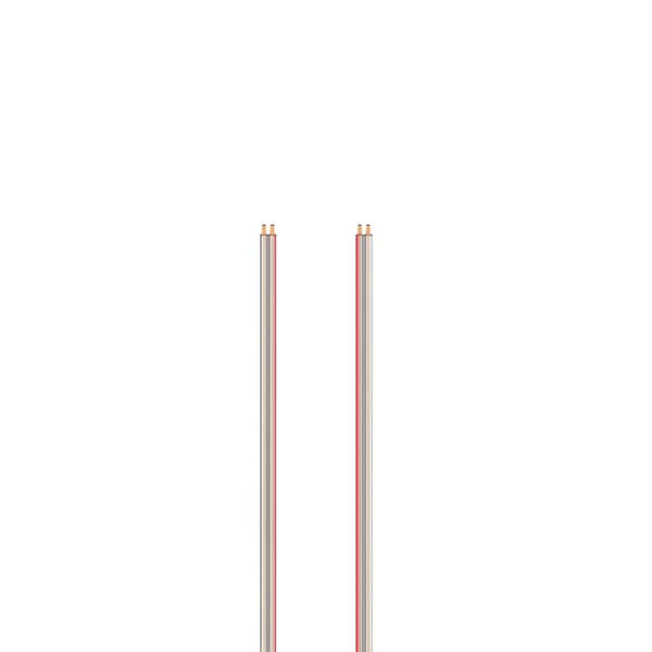 Högtalarkabel 2x0.75mm2 Transparent 20m