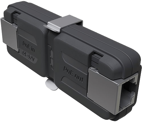 GPeR Gigabit Passive Ethernet Repeater, 100-150m, Cat6, Pass