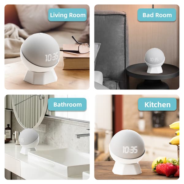 Silikonisuojakotelo Echo Dot 5. sukupolvelle White