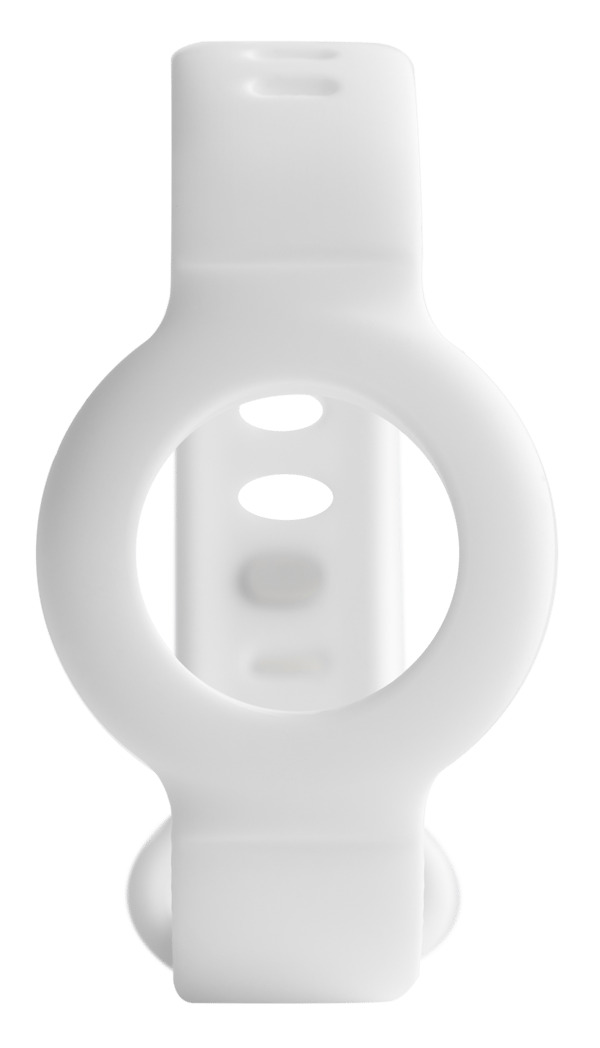 Apple AirTag silicone wristband, white