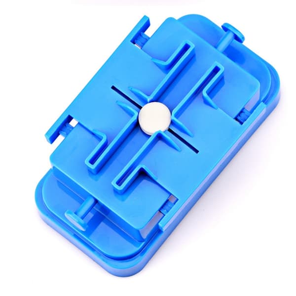 Pillskärare med förvaring Blue