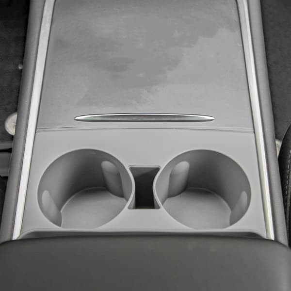 Kopholdere til Tesla Model Y/3, Center Console Insert Tray Organizer Grey