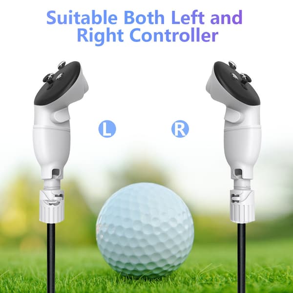 Meta Quest 3 Golfklubb Tennisracket Basebollträ VR-Tillbehör