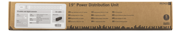 10-Outlet 19" power distribution unit, 3500W, C13