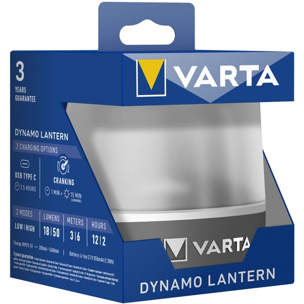 L10R Dynamo lanterne Vev + USB-C 18/50lm