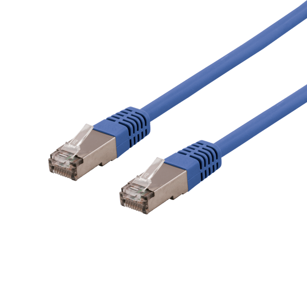 S/FTP Cat6 patch cable 3m 250MHz Deltacertified LSZH blue