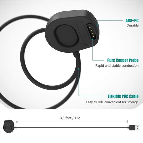 Magnetisk USB-lader til Suunto 7 Smartwatch