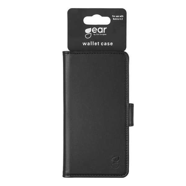 Mobilcover med 3 kortpladser, sort - Nokia 4.2