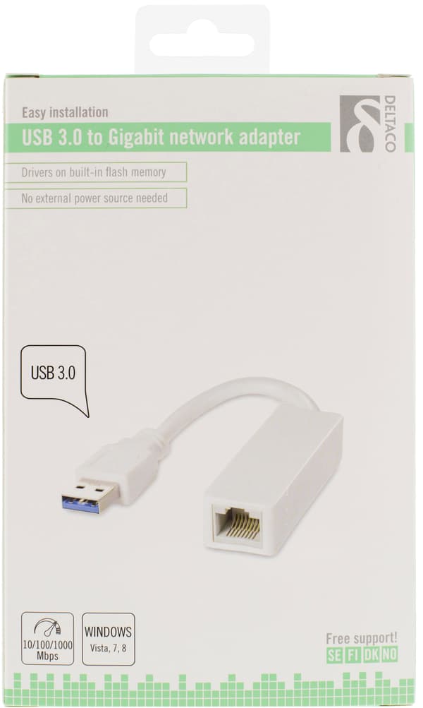 USB 3.0 net adapt intern flash memory Gbit 1xRJ45 1xUSB3