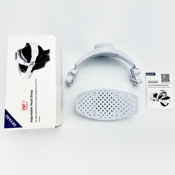 Justerbar hovedrem til VR-headset White