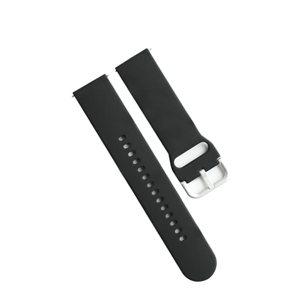 Svart silikonreim til Fitbit Versa 2/Lite