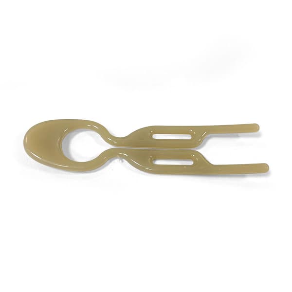 Franske hårnåler, U-formet, 5 stk. Beige