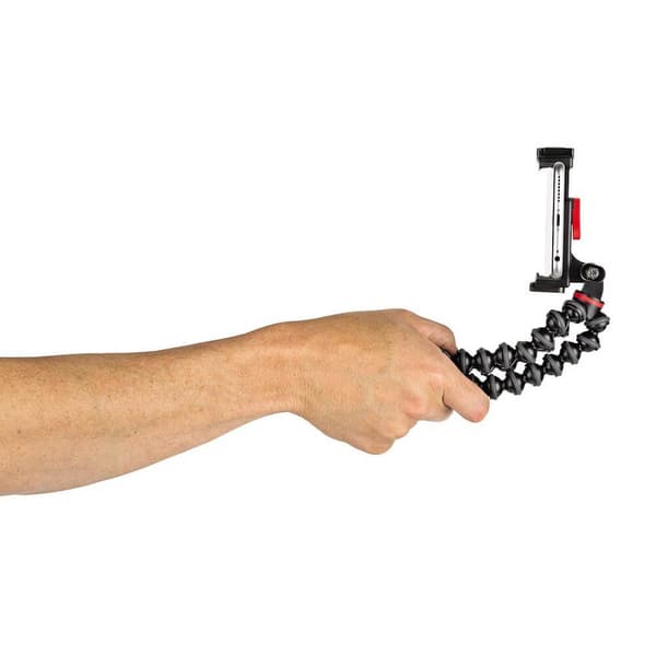 Jalusta Puhelimelle Grip Tight Action Musta/Harmaa