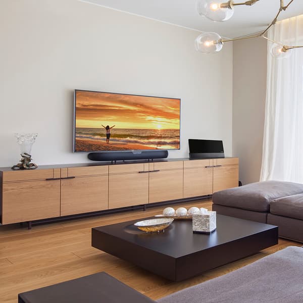 Innendørs Antenne Pro 55 DAB+/DAB/DVB-T2/FM Flat Svart