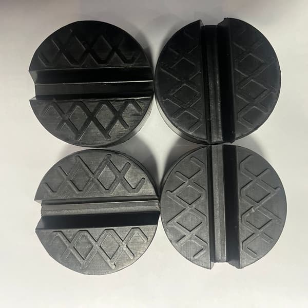 Car Jack Jack gummipute for Tesla biler 2-pack Black