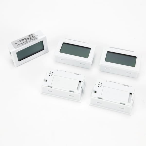 Digitalt mini-termometer / hygrometer, 5-pakning White