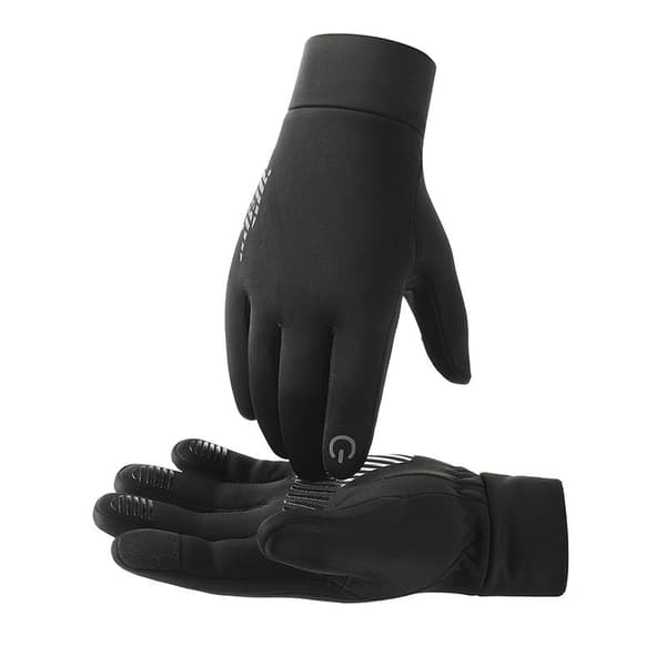Varme handsker - Touchscreen vinterhandsker til cykling, kørsel Black XL