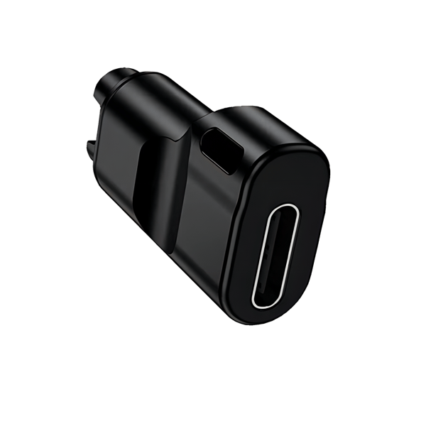 USB-C adapter för laddning av Garmin-klocka Black