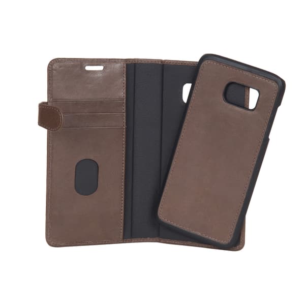 Wallet Læder Samsung S7 Edge Brun