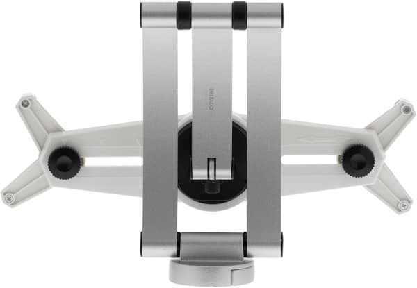 Wall bracket for tablet, rotatable 360, 3 joints, gray V2